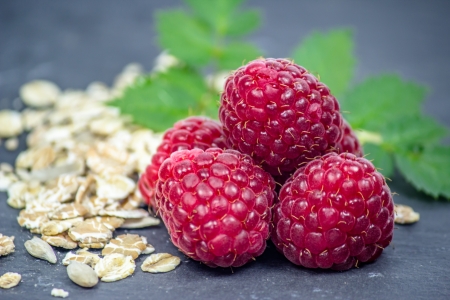 Cereal with fruits