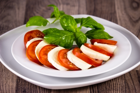 Tomatoe Mozzarellaの写真素材