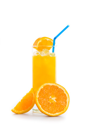 Freshly squeezed orange juiceの写真素材