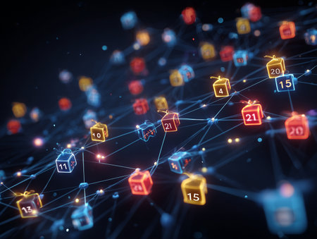 Digital background image with network connection concept. 3d rendering toned image double exposureの素材