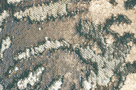 Beautiful sequin texture with divorces that looks like fishの写真素材