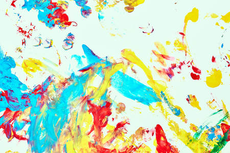 abstract oil paint texture on canvas, backgroundの写真素材