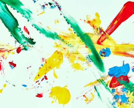 abstract oil paint texture on canvas, backgroundの写真素材