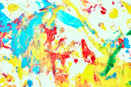 abstract oil paint texture on canvas, backgroundの写真素材