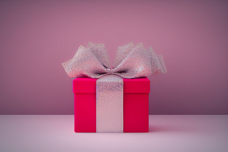 Greeting card with gift boxes, Womens Day, holiday card for March 8, Mothers Day, Valentines Day, generative aiの写真素材