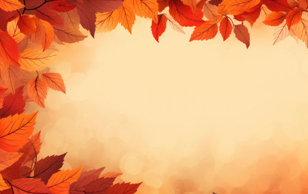 Autumn background with yellow leaves. Colorful autumn foliage. beginning of autumn.の素材