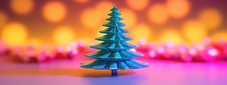 Merry Christmas and Happy New Year festive composition. Christmas background winter nature, holiday design. Abstract Christmas card.の素材