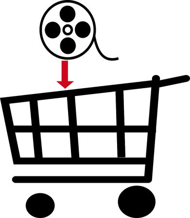 Buy Moviesの写真素材