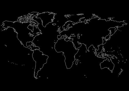 Map of the worldの写真素材