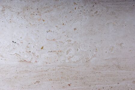 Natural stone for interior works of beige color is called Breccia Sarda marble.の写真素材