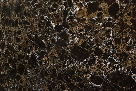 Natural brown marble with white veins is called Emperador Gold.の写真素材
