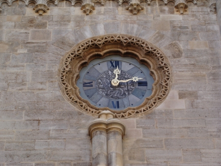 The clock at Saint Stephen s Cathedral, Vienna