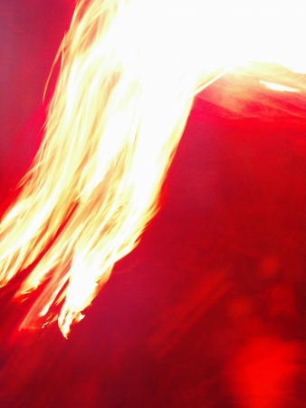 Abstract picture of fire and flames, closeupの写真素材