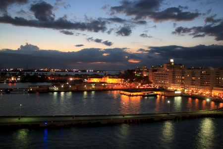 Night portの写真素材