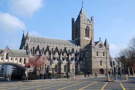 Christ Church Cathedral - Dublinの写真素材