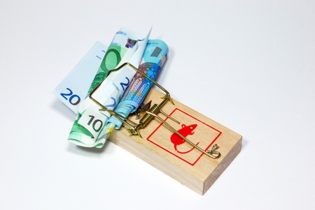 Money trapの写真素材