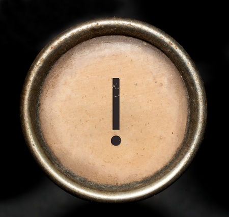 Font consisting of keys of a typewriterの写真素材