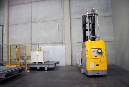 Printshop: Automated warehouse (for paper)の写真素材