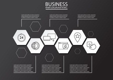 Abstract 3D digital illustration Infographic. Vector illustration can be used for workflow layout, diagram, number options, web design. Vector illustration template for brochure and business.のイラスト素材