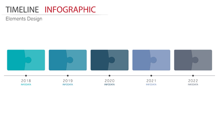 Vector abstract element timeline infographics. Design for business or finance template layout, brochure, workflow, information or presentation and other. Can add infodata and icon. Abstract 3D vector.のイラスト素材