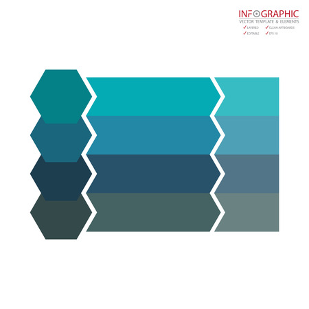 Vector abstract element infographics 4 option. Design for business or finance template layout, brochure, workflow, information or presentation and other. Infographis timeline path. Abstract 3D vector.のイラスト素材