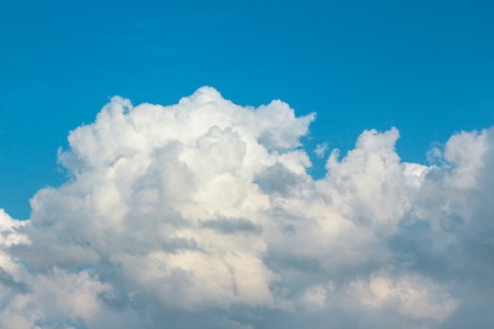Thick clouds on a Sunny day