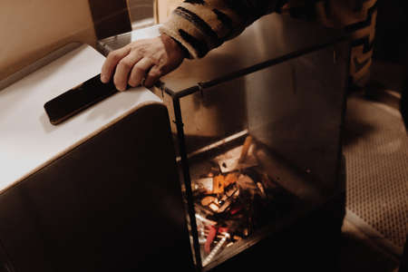 Search, prohibited items, knives and cutting items in the confiscated box.の写真素材