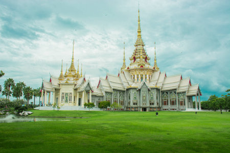 A beautiful white and yellow sky.の写真素材
