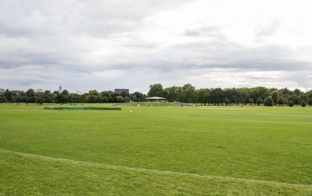 A view of the Regent s Park Hub in Londonの写真素材