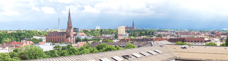 Panoramic view of Munich from the Deutsches Museum. Munich, June 2016のeditorial素材