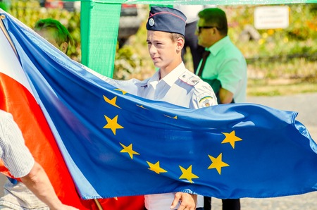 Venue marketplace Lutsk, Volyn region Ukraine 03.09.15のeditorial素材