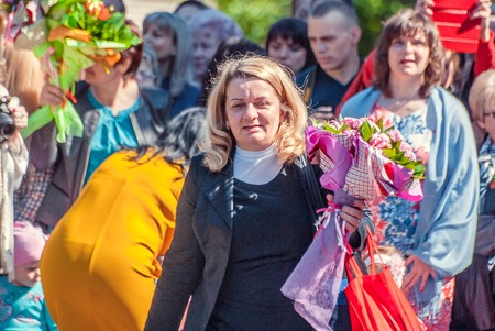 Last bell Lutsk 11th grade high school 14 celebration was held in Lutsk Volyn Region Ukraine,...
