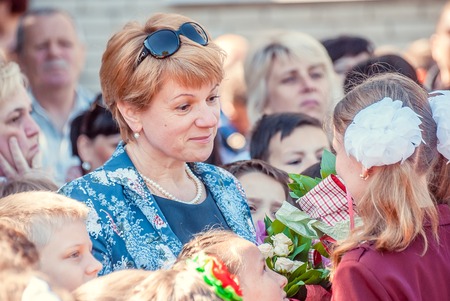 Last bell Lutsk 11th grade high school 14 celebration was held in Lutsk Volyn Region Ukraine, editorial reportageのeditorial素材