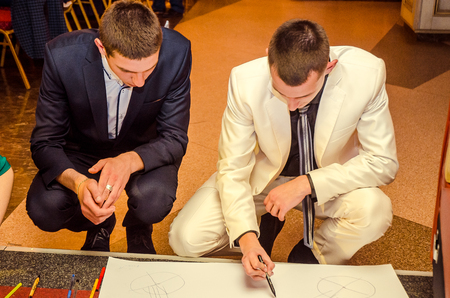 editorial reportage Last bell Lutsk 11th grade high school 14 celebration was held in Lutsk Volyn Region Ukraine, 30.05.15のeditorial素材