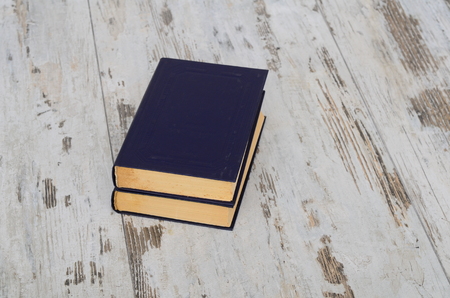 Lonely Book on the tableの写真素材