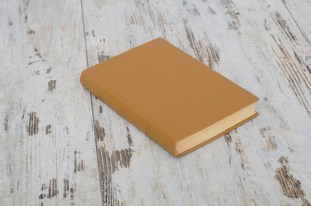 Lonely Book on the tableの写真素材