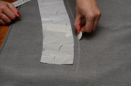 cutting suits person, needlework texture fabric, fashion dress