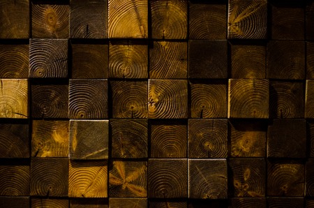 lumber industrial wood texture, timber butts backgroundの写真素材