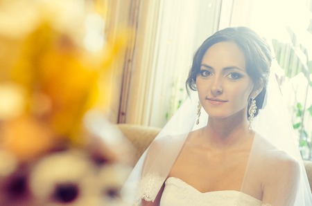 Ukraine, Lutsk - 09.08.2014: the Wedding ceremony. Lovers of nature walks in Park. Beautiful delicate and romantic couples, loving each other. Editorial reportage typical wedding.のeditorial素材