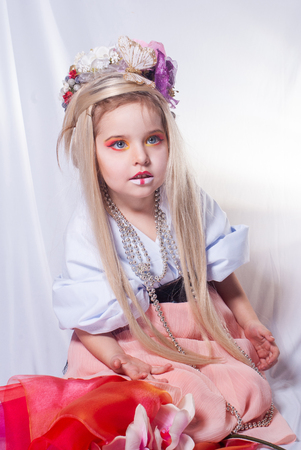 Japanese geisha girlの写真素材