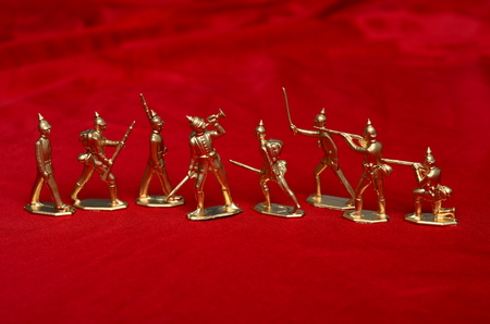 regiment of tin british guardsの写真素材