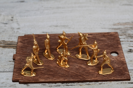 regiment of tin british guardsの写真素材