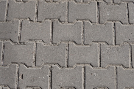 Stone block road pavement.