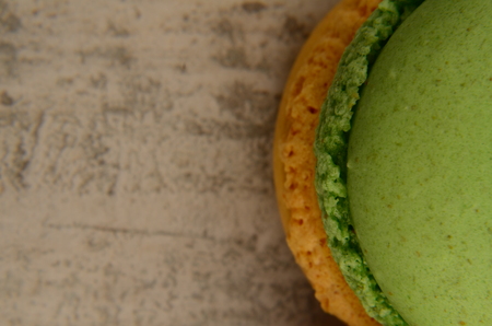 Makaruns In Three Different Colorsの写真素材