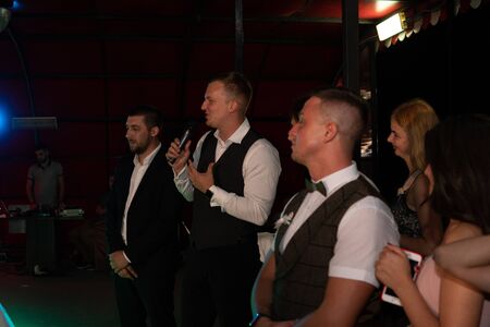 Modern Ukrainian Wedding Kovel Ukraine 08.11.2018のeditorial素材