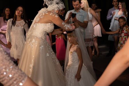 Modern Ukrainian Wedding Kovel Ukraine 08.11.2018のeditorial素材