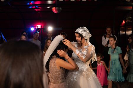 Modern Ukrainian Wedding Kovel Ukraine 08.11.2018のeditorial素材