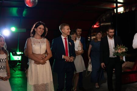 Modern Ukrainian Wedding Kovel Ukraine 08.11.2018のeditorial素材