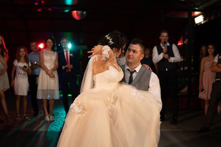 Modern Ukrainian Wedding Kovel Ukraine 08.11.2018のeditorial素材