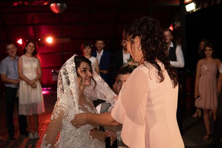 Modern Ukrainian Wedding Kovel Ukraine 08.11.2018のeditorial素材